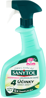 univerzální dezinfekční čistič ve spreji limetka SANYTOL