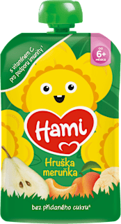 příkrm v sáčku hruška & meruňka Hami