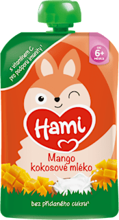 příkrm v sáčku mango & kokosové mléko Hami