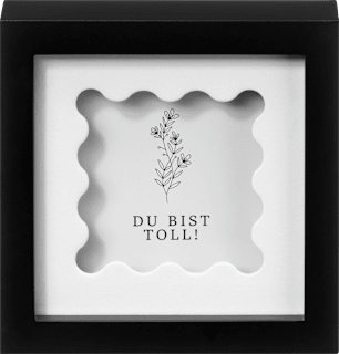 Quadratrahmen Mini 10x10 schwarz Paradies