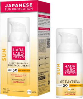 Crema Solare Viso Idratante Waterproof SPF30 HADA LABO TOKYO