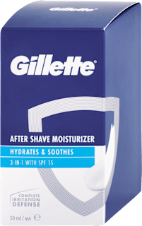 After shave krém, fényvédővel, SPF15 Gillette