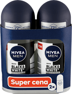 Pánsky guľôčkový antiperspirant Black & White Invisible Original NIVEA MEN
