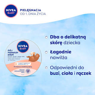 Krem do buzi, rączek i całego ciała Mój pierwszy krem NIVEA BABY