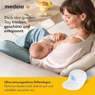 Stilleinlagen ultra atmungsaktiv Medela