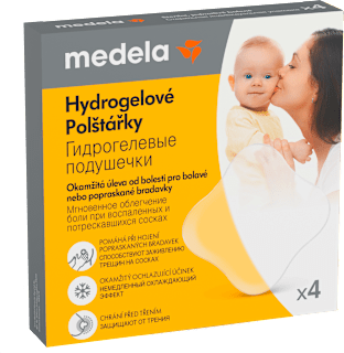 Hydrogélové vankúšiky na prsníky Medela