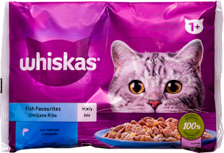 Mokra hrana za mačke - Omiljene ribe u želeu Whiskas
