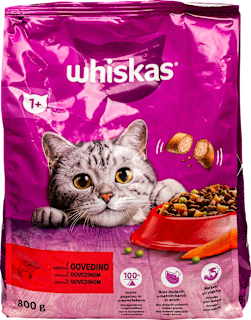 Suha hrana za mačke - govedina Whiskas