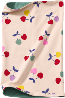 Loop Schal Pro Climate mit Kirschen-Muster, beige ALANA