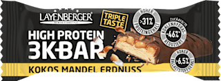 Proteinriegel 3K Bar High Protein 32%, Peanut Almond Coconut Triple Layenberger