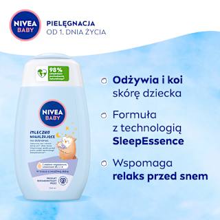 Mleczko nawilżające na dobranoc NIVEA BABY