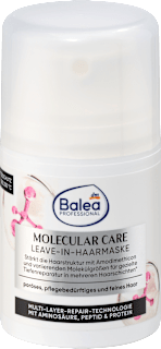 Maschera per capelli MOLECULAR CARE senza risciacquo Balea PROFESSIONAL