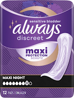 Discreet Einlagen Inkontinenz Ultimate Nacht Monatspack always