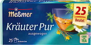 Kräutertee Pur (25 Beutel) Meßmer