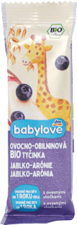 Bio ovocná tyčinka jablko-arónia babylove