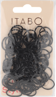 Silikonske gumice za kosu – crne ITABO