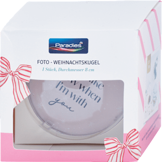 Vianočná guľa Jumbo na fotky Paradies