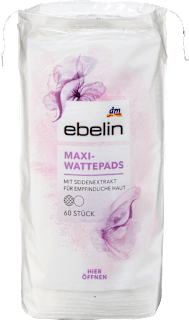 Wattepads Maxi mit Seide ebelin