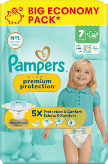 Windeln Gr. 7 XL (15+ kg) Big Pack  Pampers premium protection