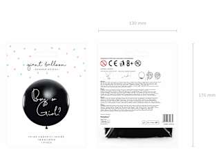 Party-Dekorationsset "Gender Reveal" Junge, blau 2tlg PartyDeco