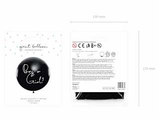 Party-Dekorationsset "Gender Reveal" Mädchen, rosa 2tlg PartyDeco