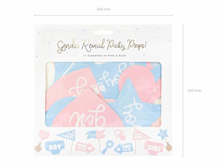 Party-Dekorationsset "Gender Reveal" Mix 31tlg PartyDeco