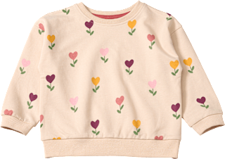 Sweatshirt mit Tulpen-Muster, beige, Gr. 122 ALANA
