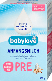 počáteční mléčná kojenecká výživa 1 PRE 0m babylove