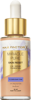 MIRACLE PURE 2IN1 tonirani serum - 30-40 FAIR TO LIGHT MAX FACTOR