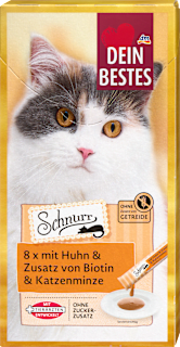 Katzensnack Schnurr Huhn mit Biotin & Katzenminze Dein Bestes