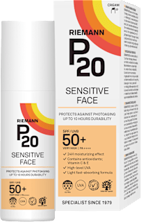 Cremă senzitivă pentru față cu SPF50+ RIEMANN P20