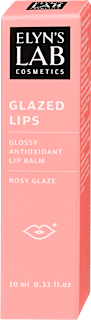 Tükörfényű színezett ajakápoló E-vitaminnal és hialuronsavval Glazed Lips Rosy Elyn's Lab