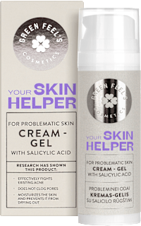 Cremă-gel pentru față anti-acneică Green Feel's