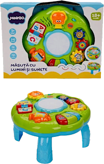Măsuță cu lumini și sunete pentru bebeluși Minibo