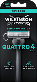 Rasoio + 1 testina QUATTRO 4 SKIN PROTECTION WILKINSON SWORD