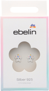 Uhani - samorog, srebro 925 ebelin