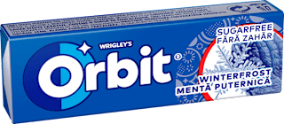 Gumă de mestecat cu aromă de mentă si mentol Orbit