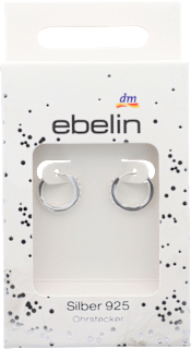 Okrogli uhani s kristali, srebro 925 ebelin