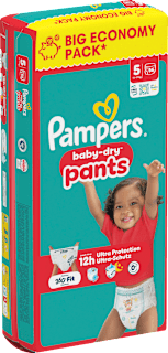 Baby Pants baby-dry Gr. 5 (11-17 kg) Big Pack Pampers