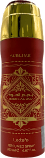 Dezodorant perfumowany damski Bade'e al Oud Sublime Lattafa