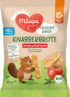 Kindersnack Knabberbrote Tomate-Rosmarin ab 15+ Monaten Milupa