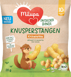 Babysnack Knusperstangen Kichererbse ab 10+ Monaten Milupa