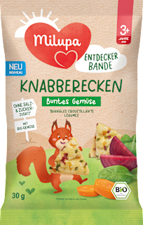 Kindersnack Knabberecken buntes Gemüse ab 3+ Jahren Milupa