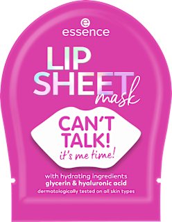 Textilná maska na pery 01 Can`t Talk! It´s Me Time! essence
