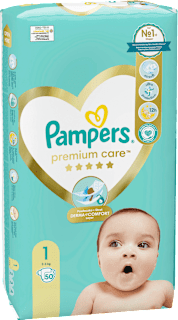 Scutece Premium Care numărul 1 Pampers Premium Care