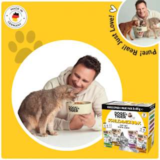 Nassfutter Katze Schlemmerbox Multipack (8x85 g) DOGS'n TIGER