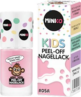 Nagellack Peel-Off rosa für Kinder MINICO