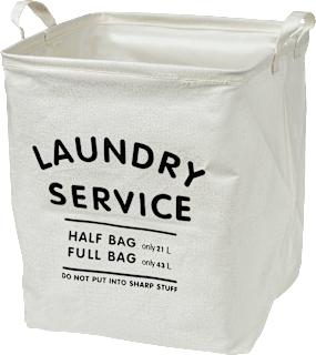 Wäschekorb zum Falten, offwhite (33,5x39,5 cm) BOLTZE