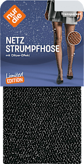 Strumpfhose mit Allover-Glitter-Effekt blau Gr. 42/44, 25 DEN nur die