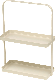 Etagenregal aus Metall, beige (13x4x29 cm) dm home